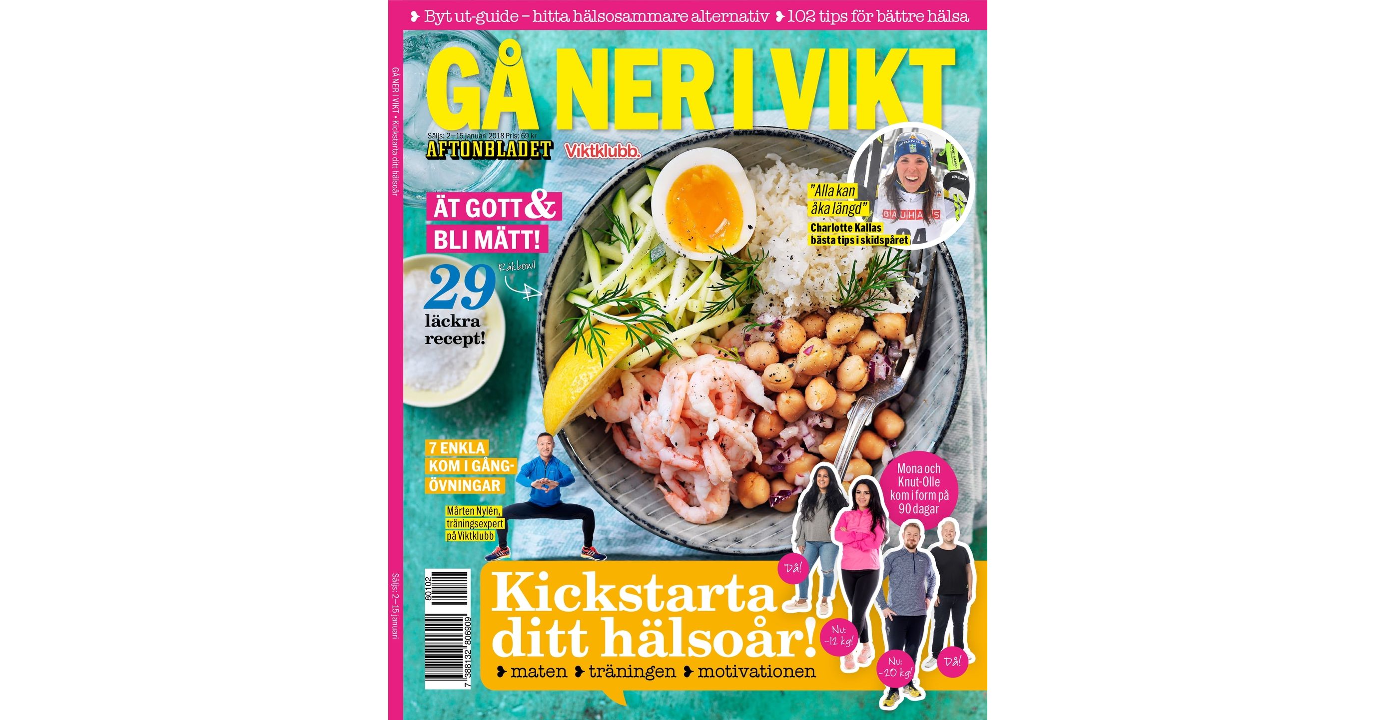 Gå ner i vikt, januari 2018
