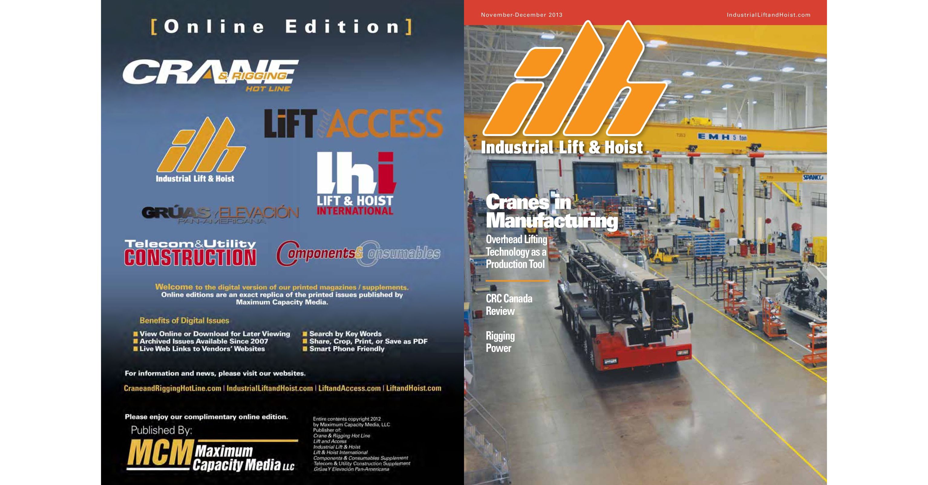 Industrial Lift and Hoist November December 2013