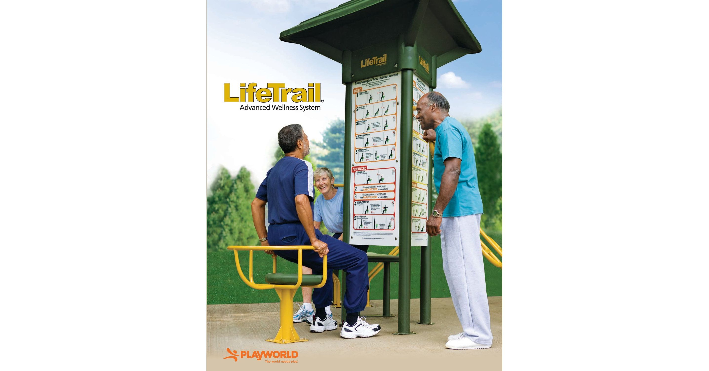 Playworld LifeTrail Advanced Wellness System by Playworld