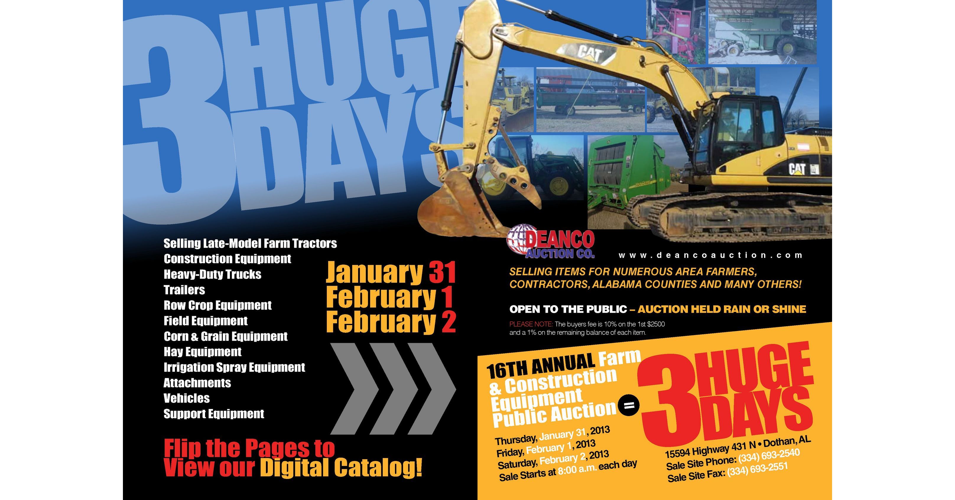 Deanco Auction 3 Huge Auctions