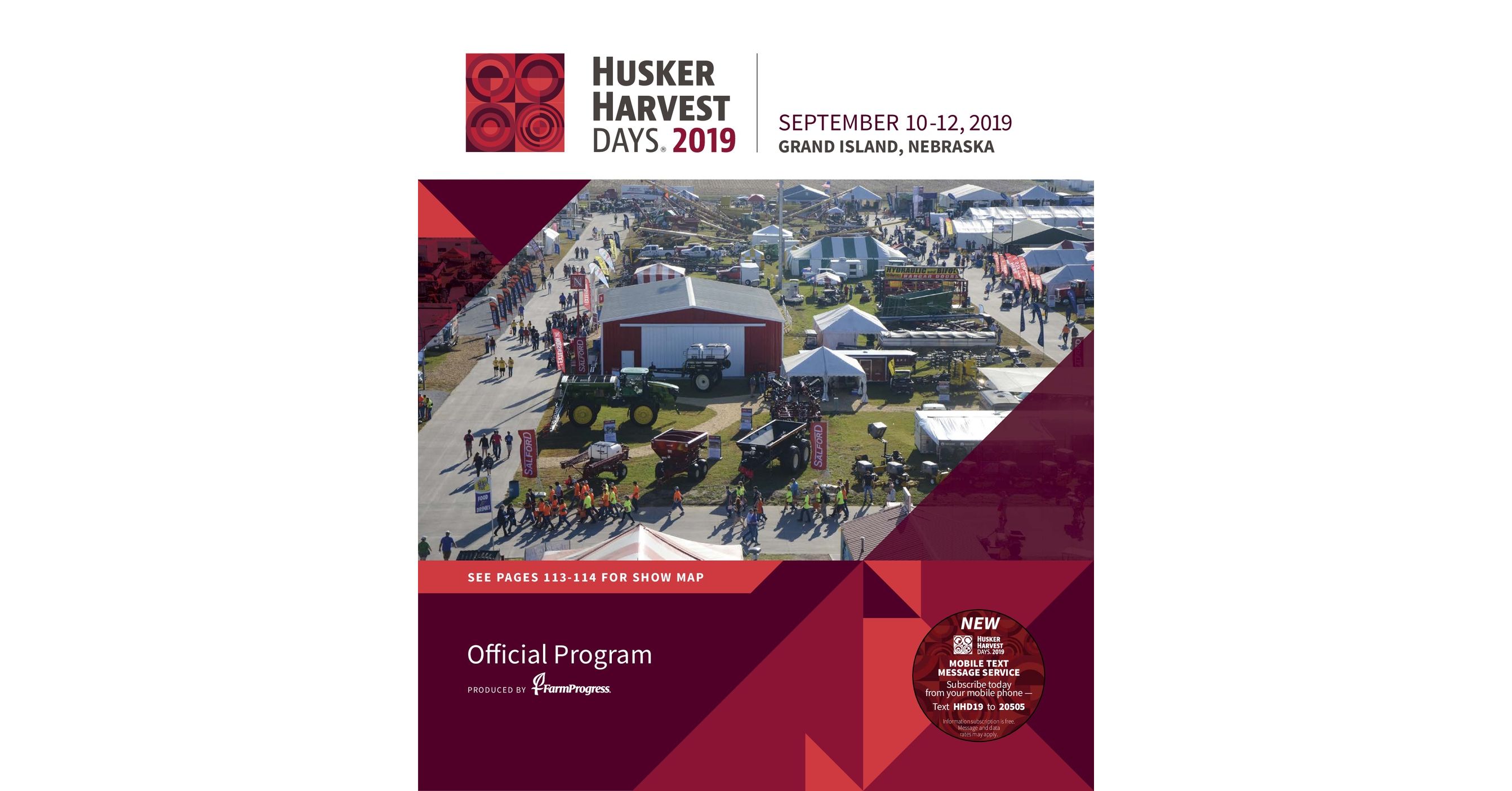 Husker Harvest Days 2019