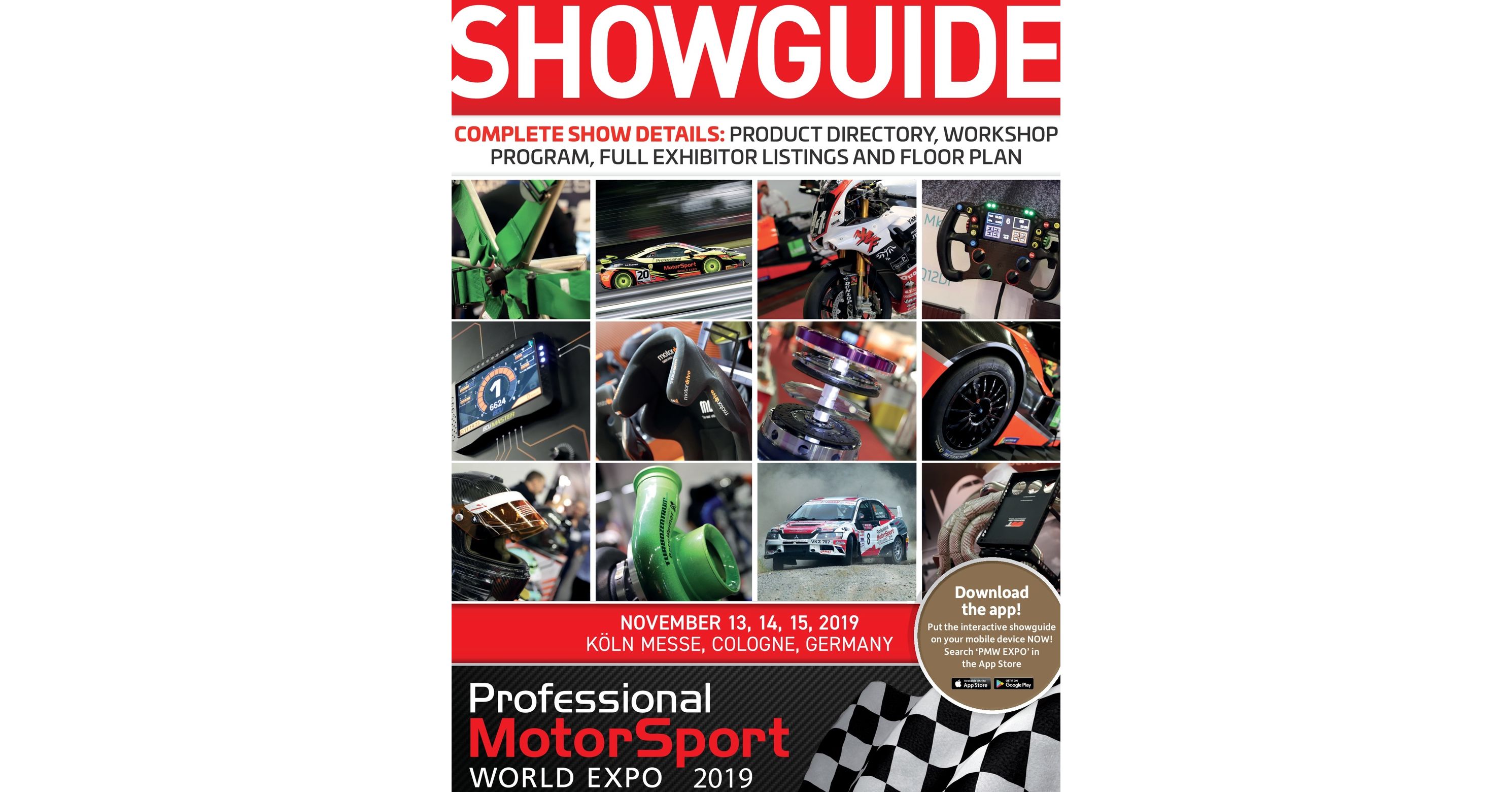 Professional Motorsport World EXPO Showguide ENG 2019
