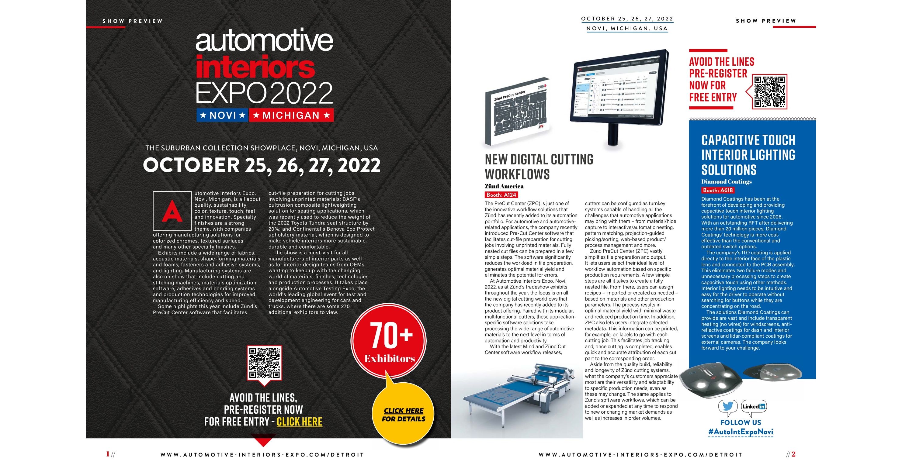 Automotive Interiors Expo Novi 2022 Show Preview