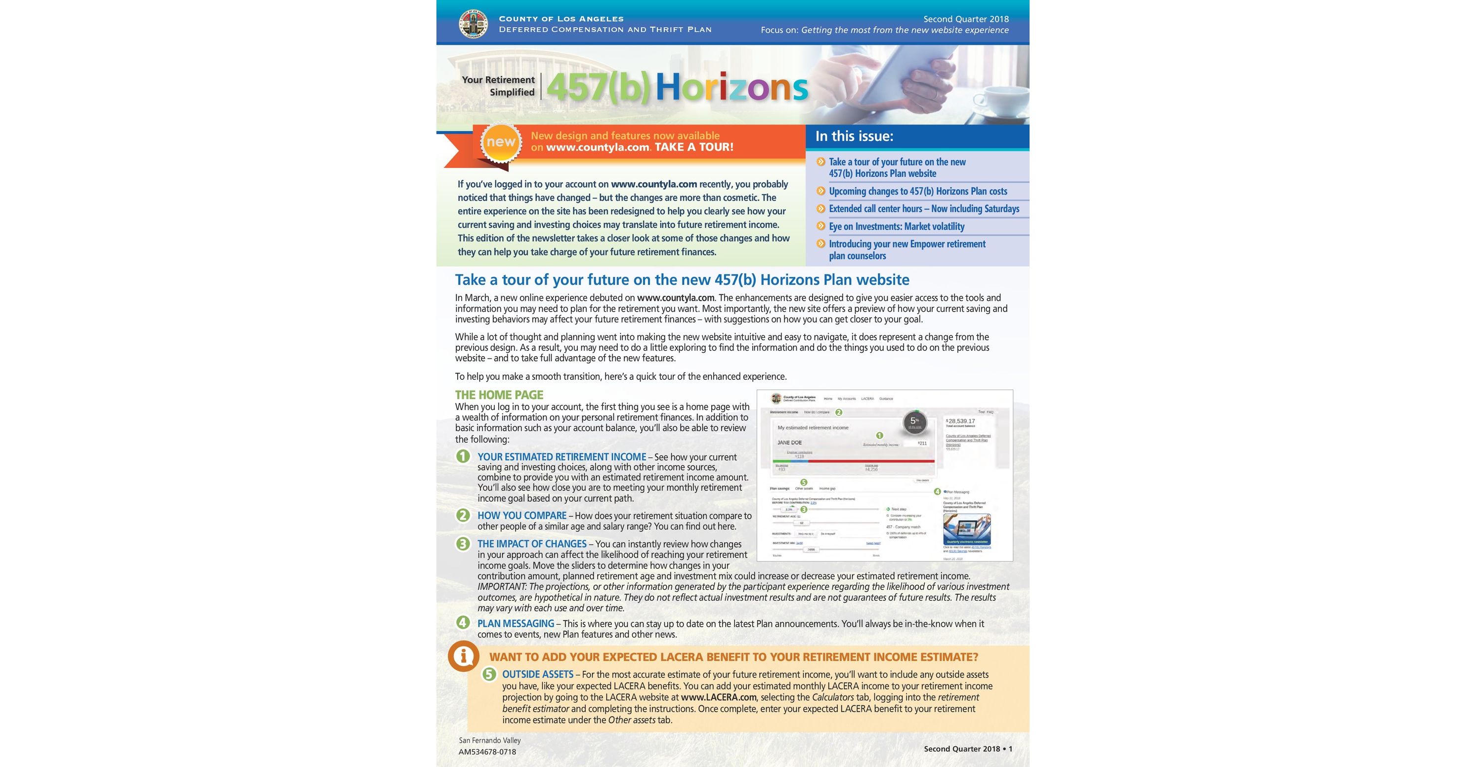 Los Angeles County Horizons Retirement Plan