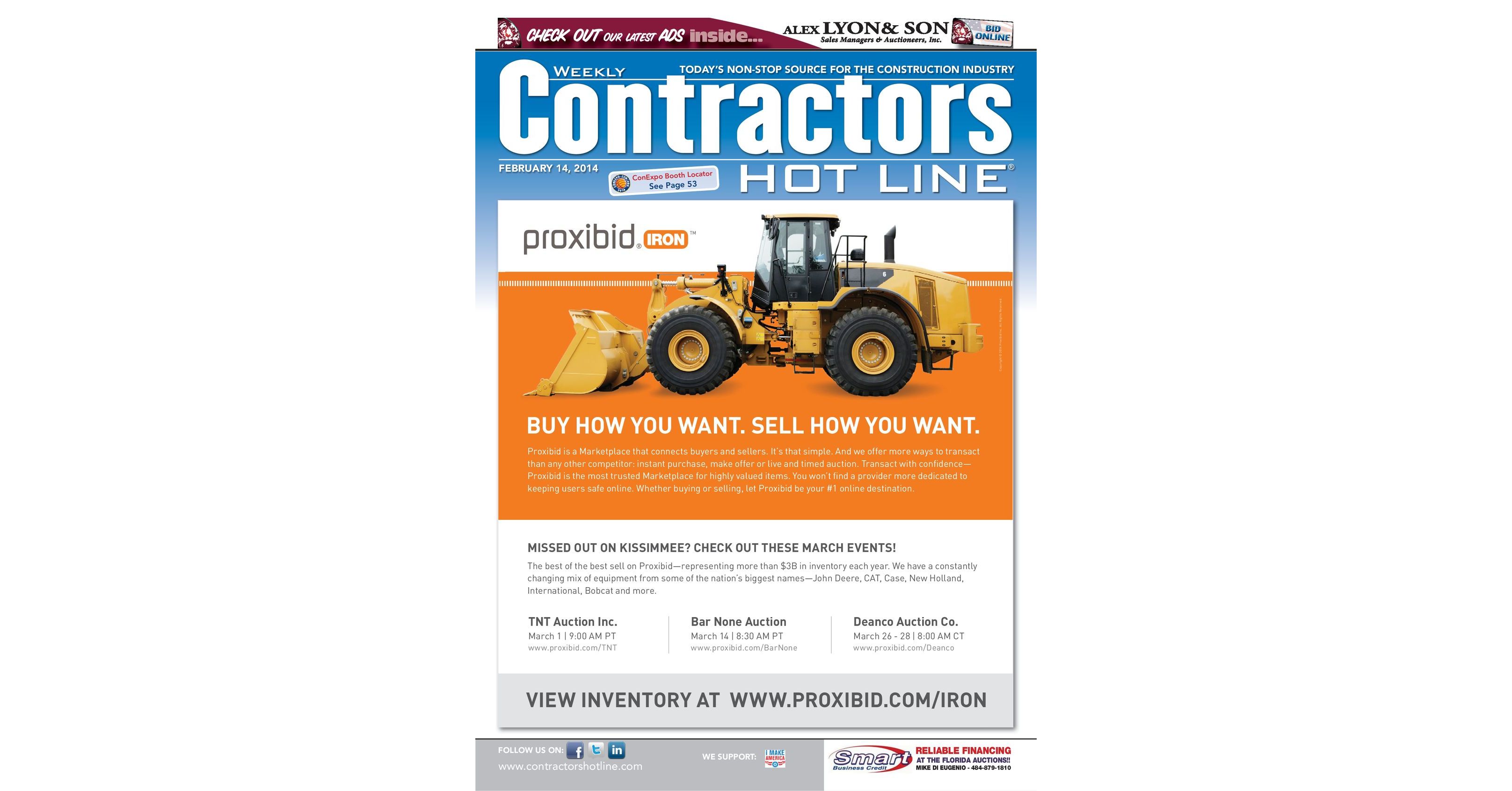 Contractors Hot Line 2014 February 14