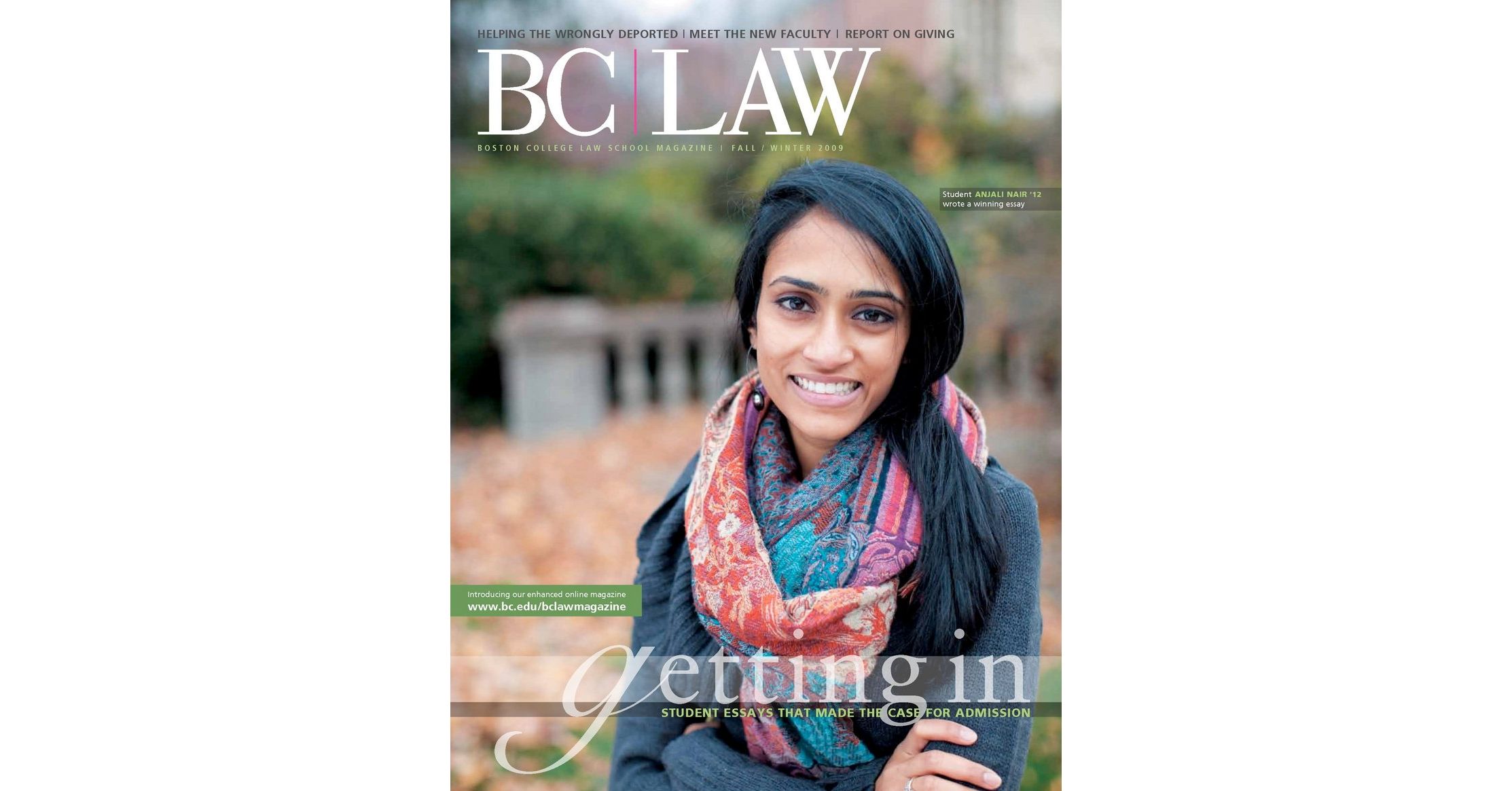 BC Law Magazine Fall/Winter 2009