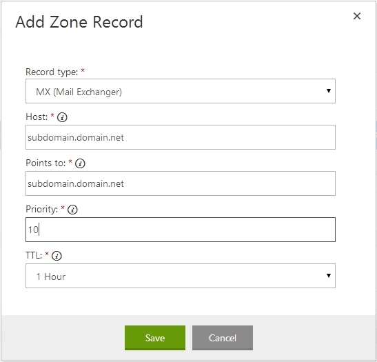 How to configure my MX record for 2way Email MangoApps Help