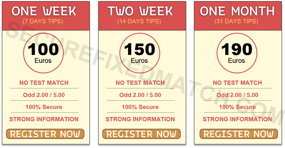 Get Best Fixed Matches Archives SECURE FIXED MATCH 100 SURE