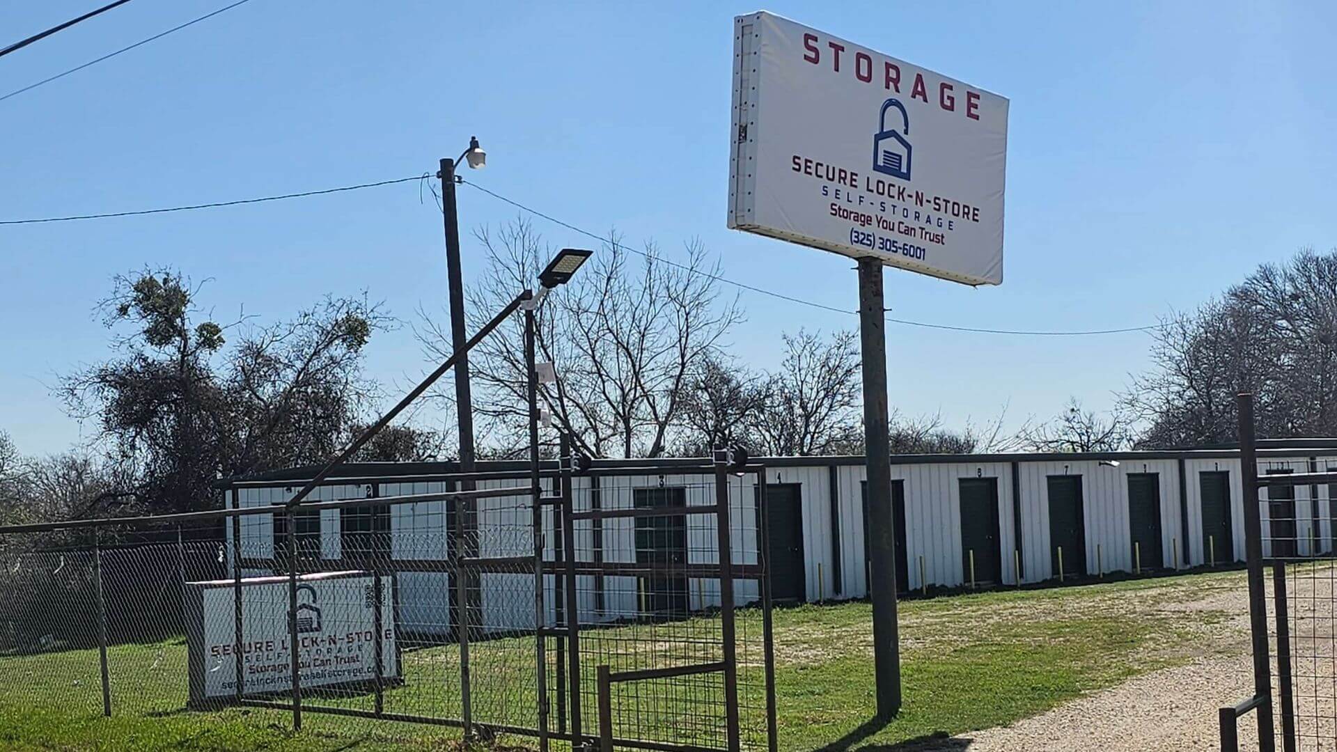 Self storage facility in Clyde Texas Secure Lock N Store Self Storage