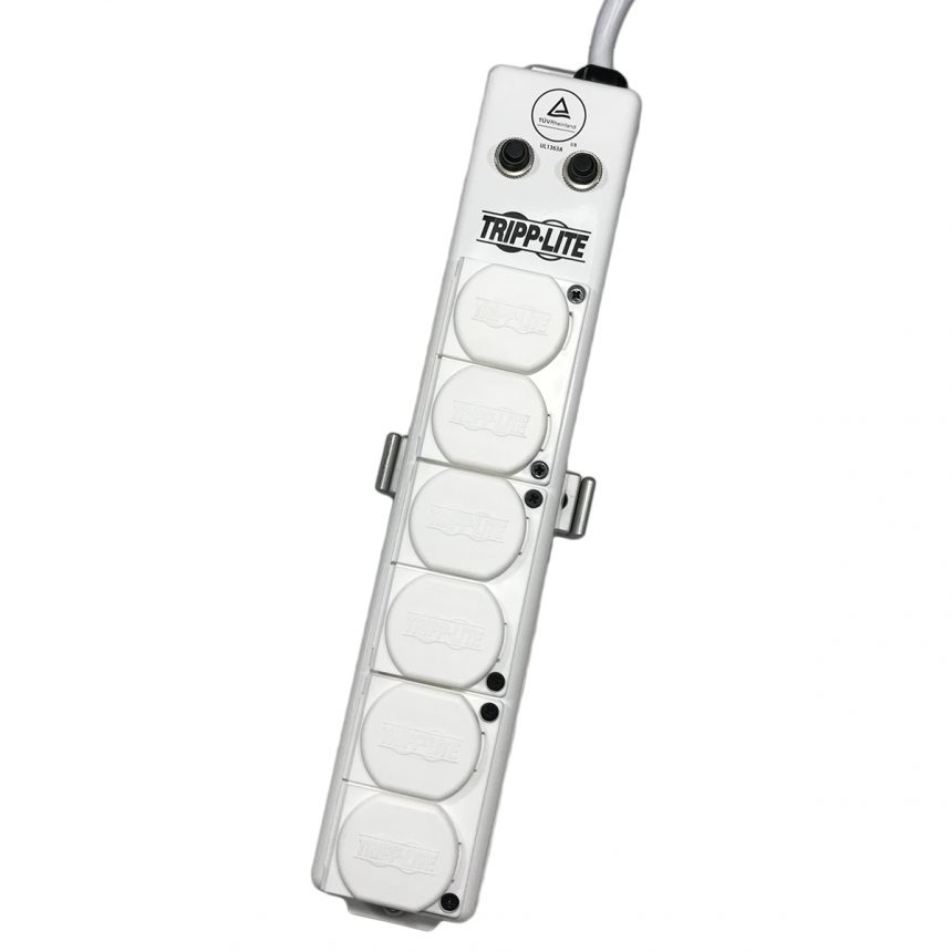 IV Pole Power Strip Surge Protector Secure Mount