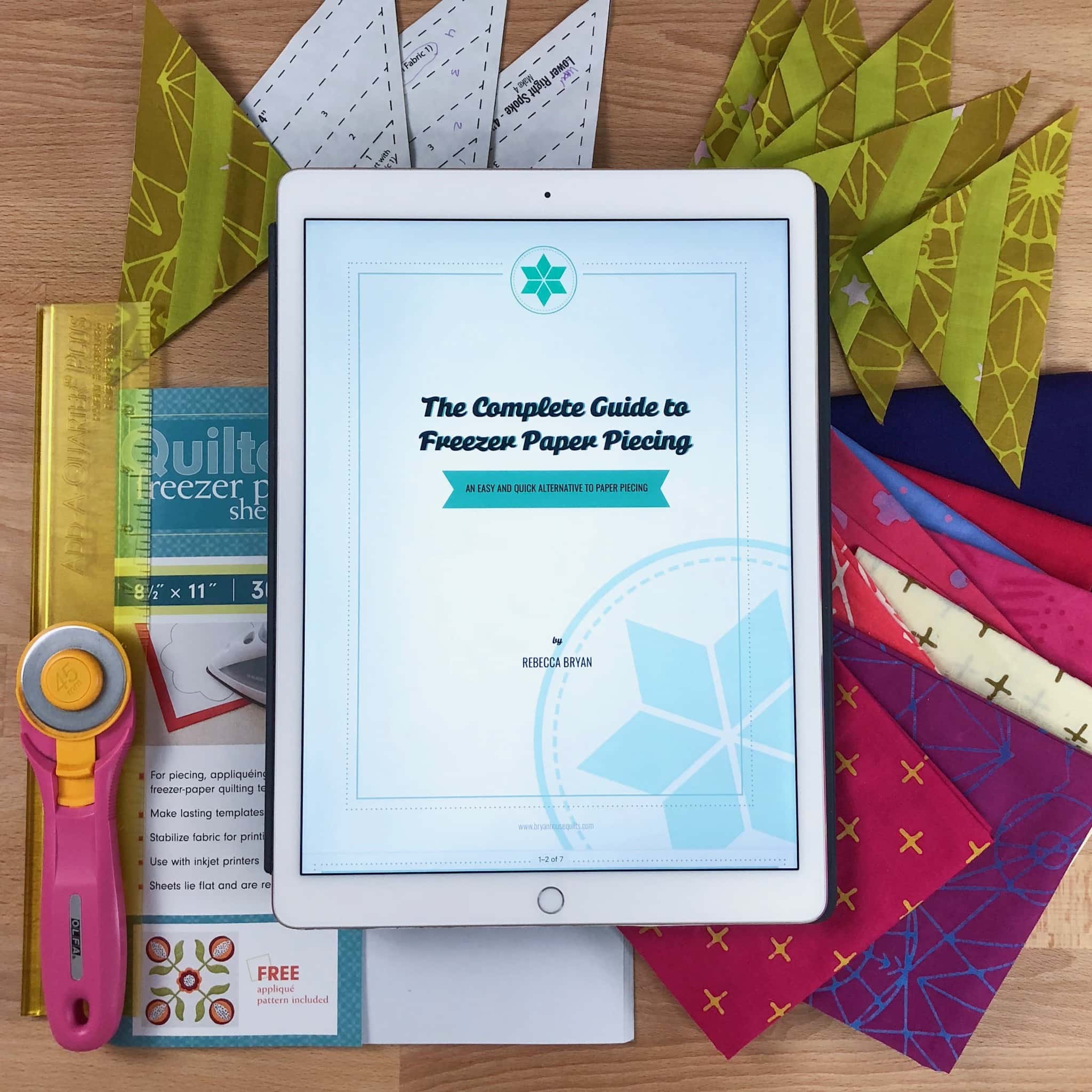 Bryan House Quilts Make Modern Triangles