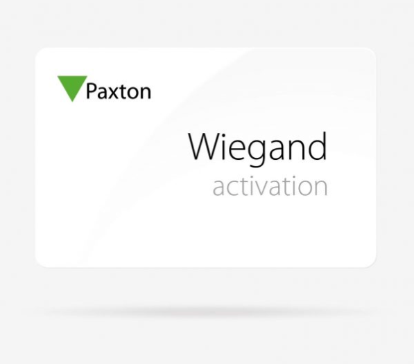 Paxton Wiegand Activation Card, HID Technology™ Securetronics