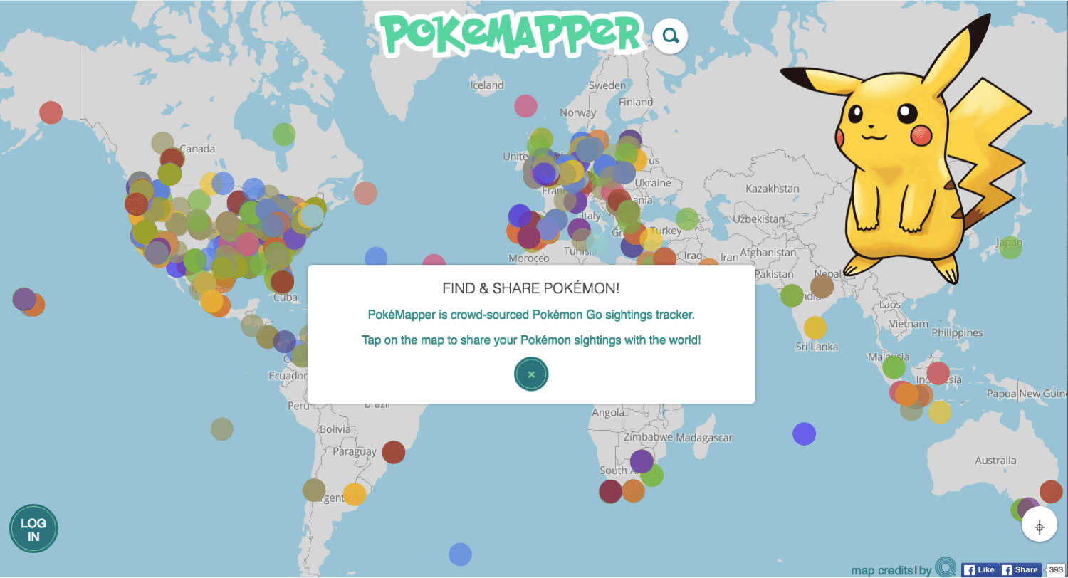 Hacking Pokemon Go to reveal characters all around ... - 1500 x 812 png 144kB