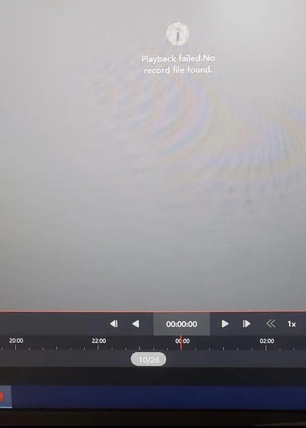 Hikvision Playback Failed issue (No Record Files) —