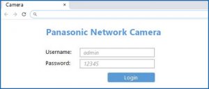 Panasonic IP Camera Default Password — SecurityCamCenter.com