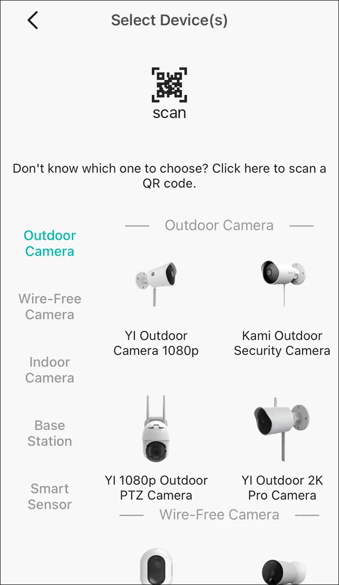 Yi camera Problems with setup and pairing camera —