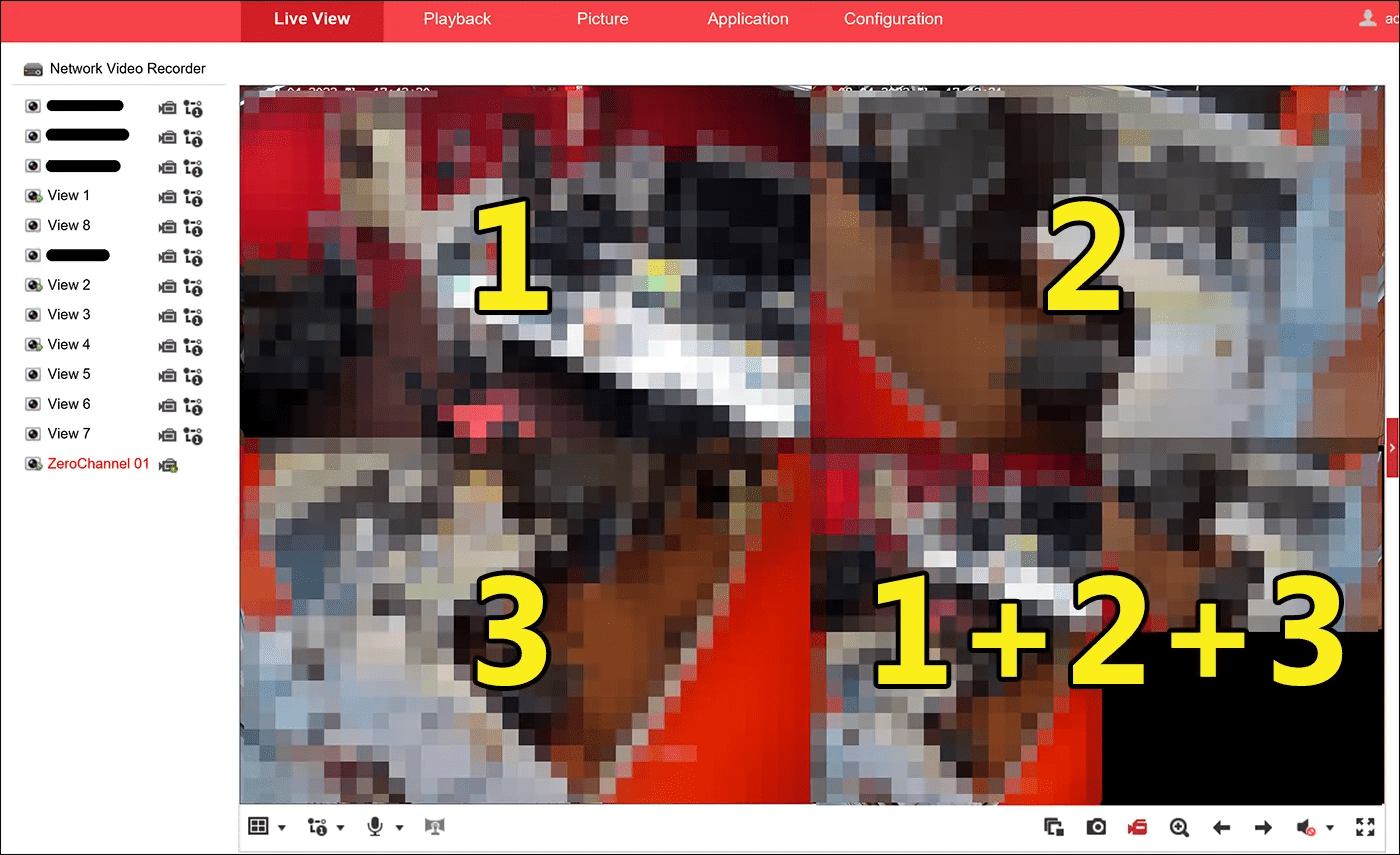 What is channel zero on a Hikvision recorder —