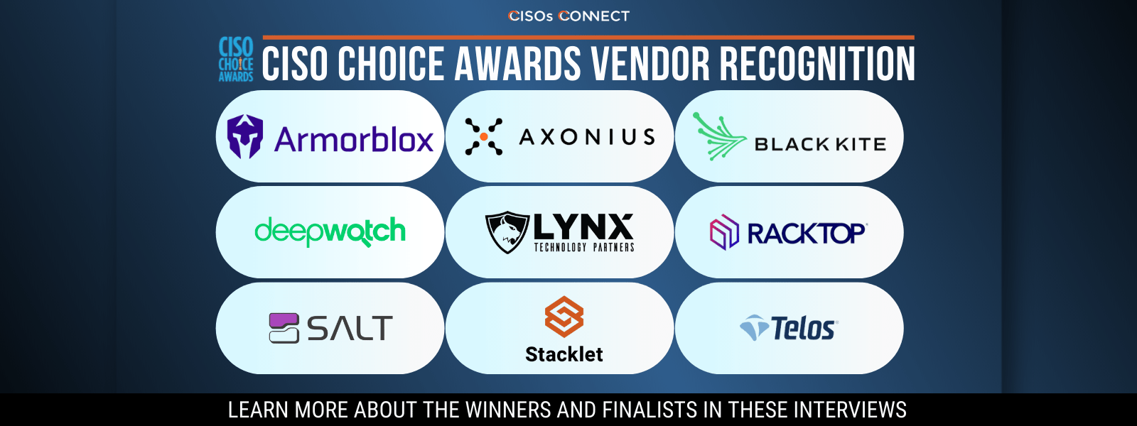 CISO Choice Awards Vendor Recognition 2021 Security Current
