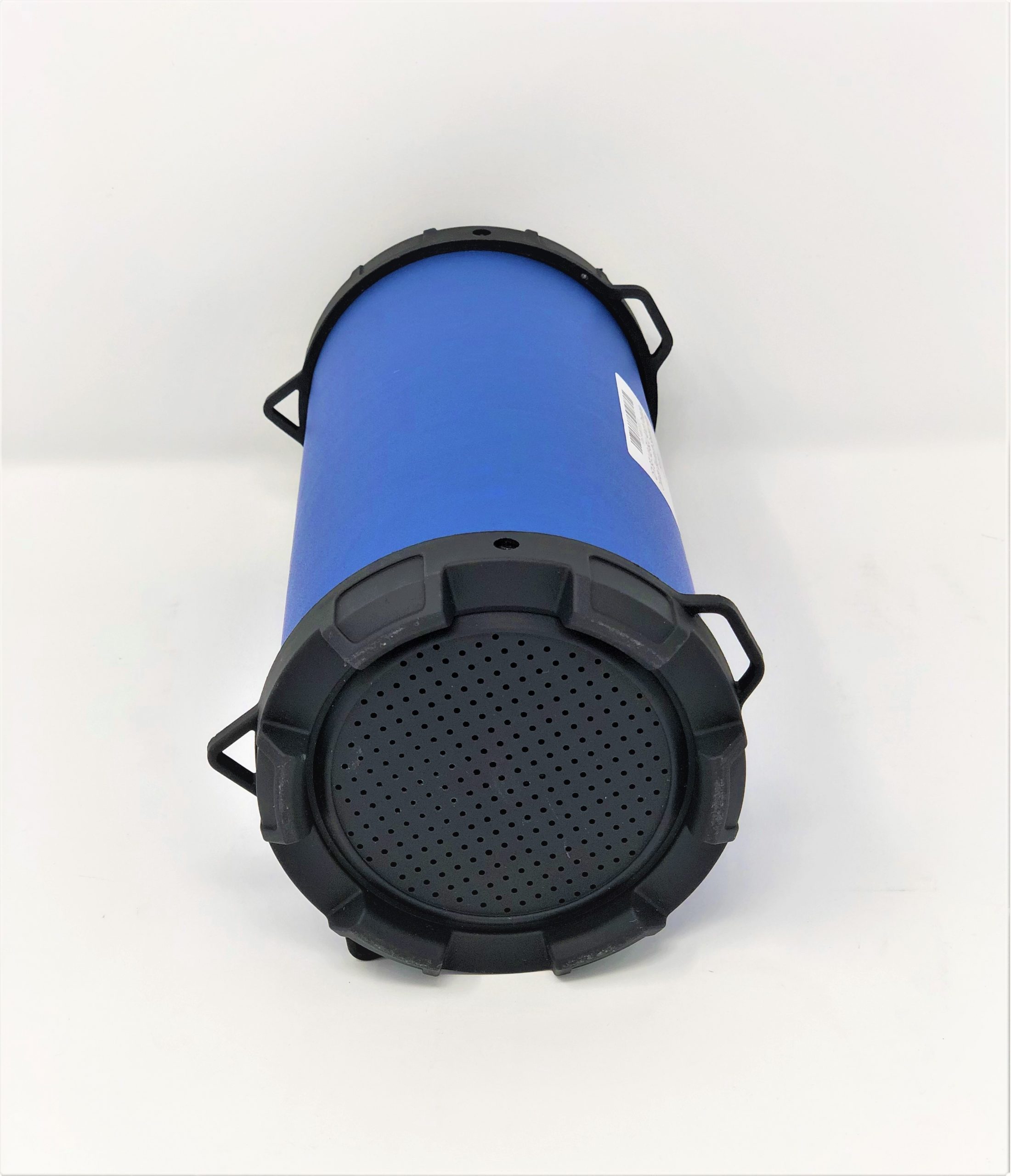QFX BT148BLU 4inch Portable Cylinder Bluetooth Speaker with Battery