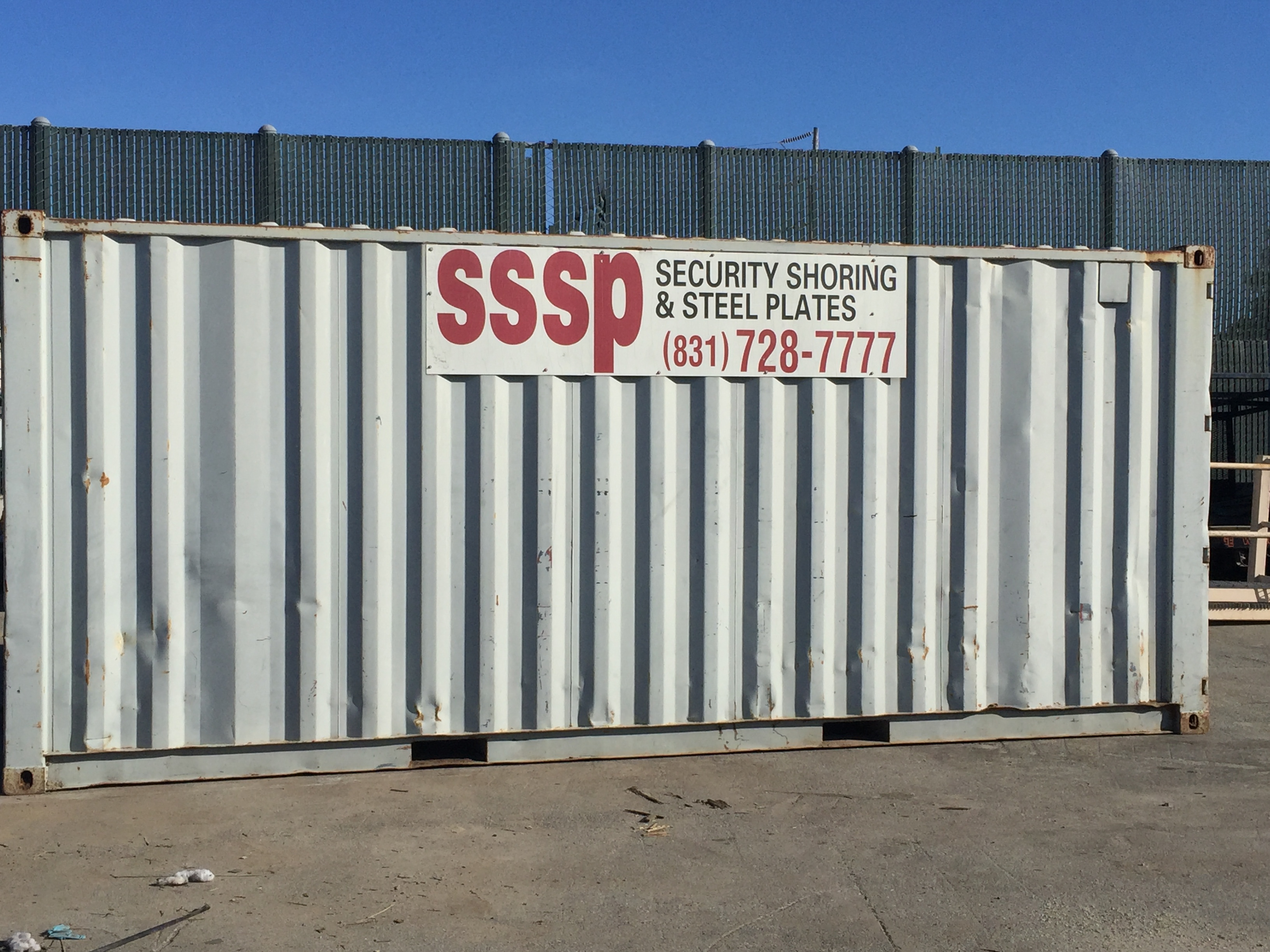 Storage Containers Watsonville, Santa Cruz & Monterey CA Security