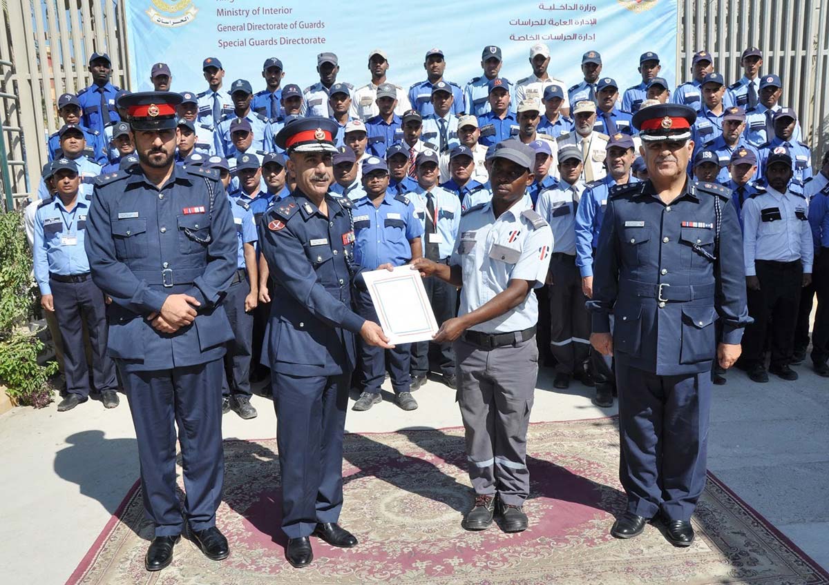 Security Solutions Guards receives awards as best guards at the Guards