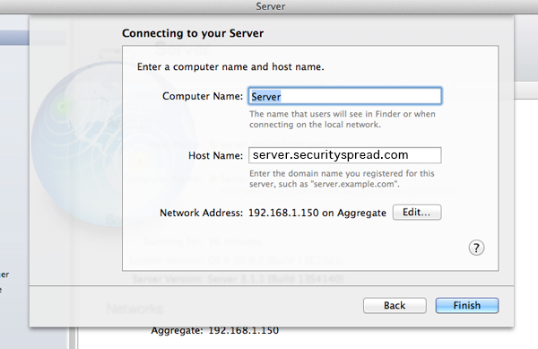Basic Setup SecuritySpread