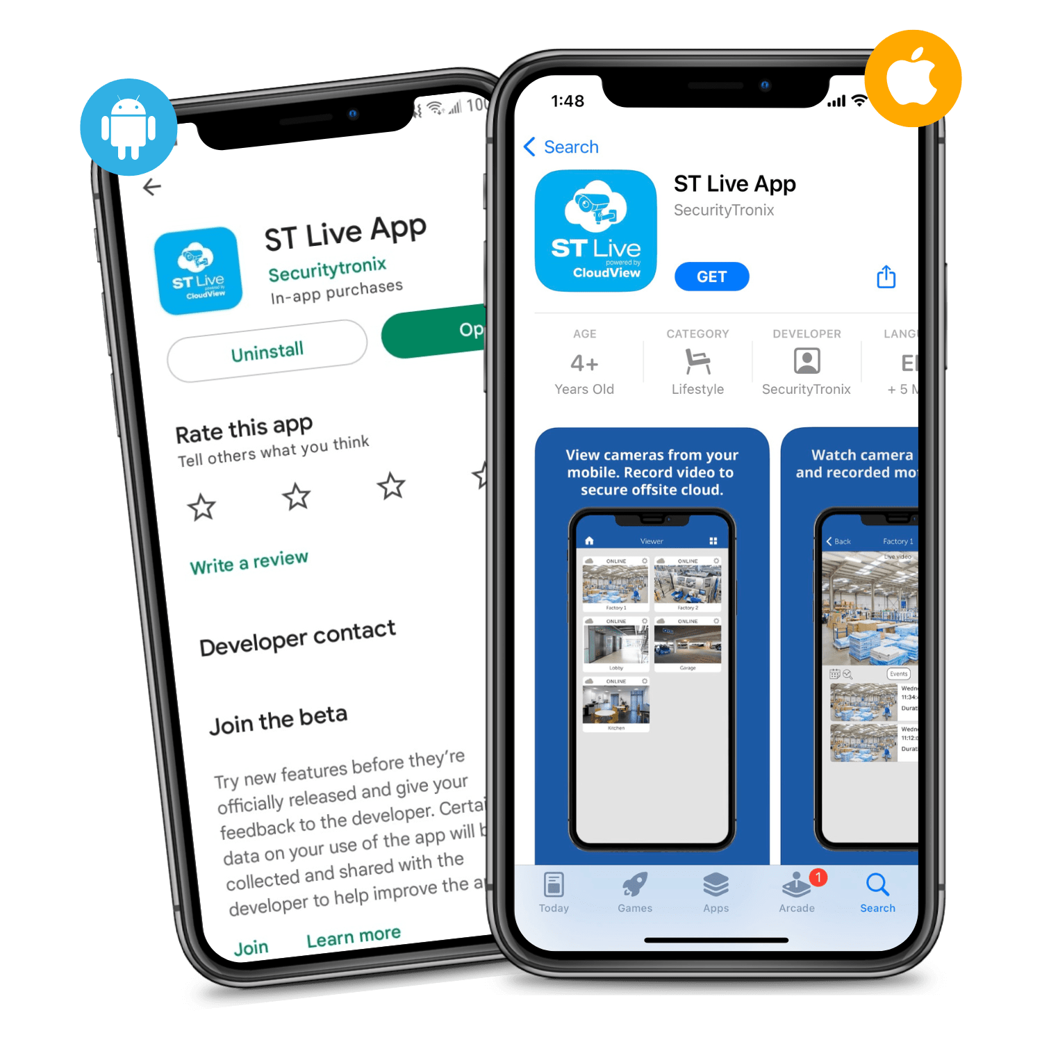ST Live Mobile App Bulletin SecurityTronix