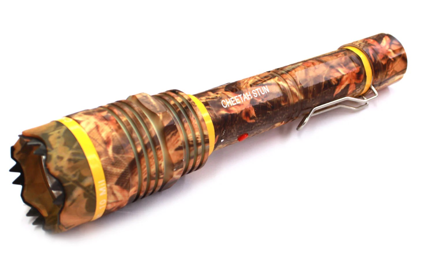 Rechargeable Tactical Stun Gun with Flashlight and BeltClip Security Uniform