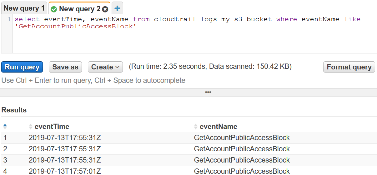 How to Query AWS CloudTrail Logs with Athena securitywing