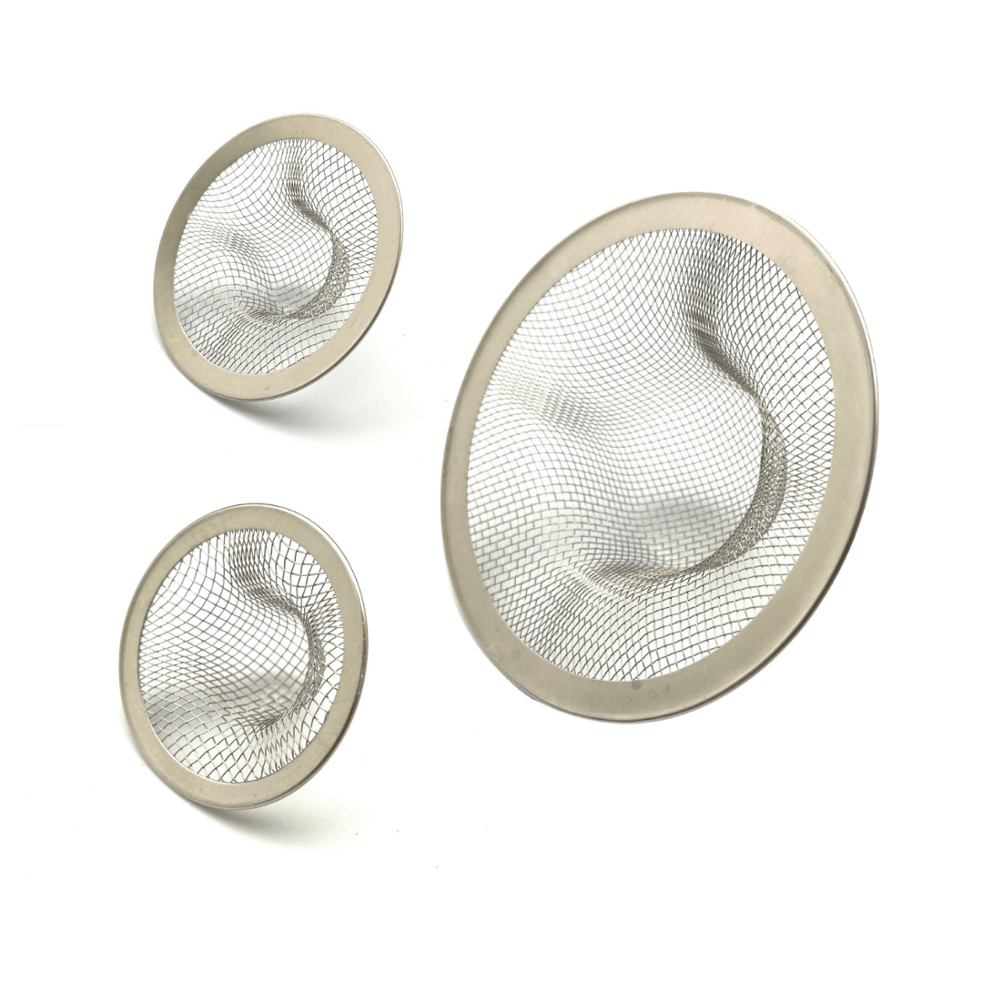 3PIECE STAINLESS STEEL MESH SINK STRAINER BASKET SET Sedco Corp.