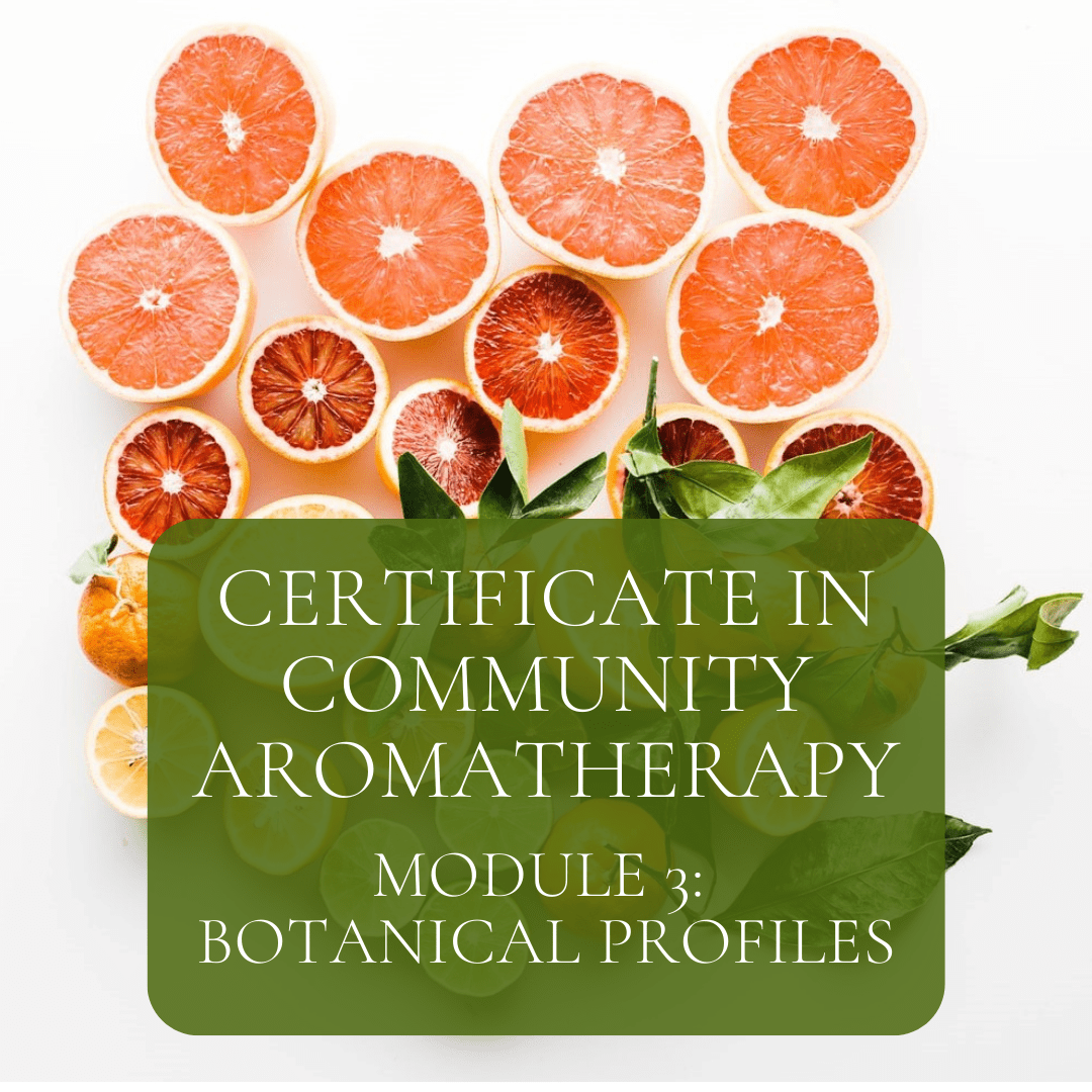 Certificate in Community Aromatherapy Course