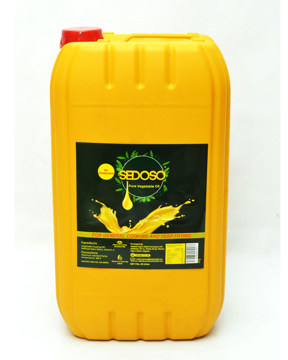 Buy Sedoso Oil 25 litres Online Sedoso Agro Allied Company Limited