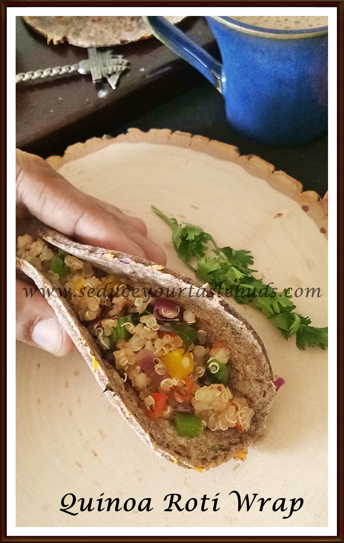 Quinoa Roti Wrap Recipe Seduce Your Tastebuds...
