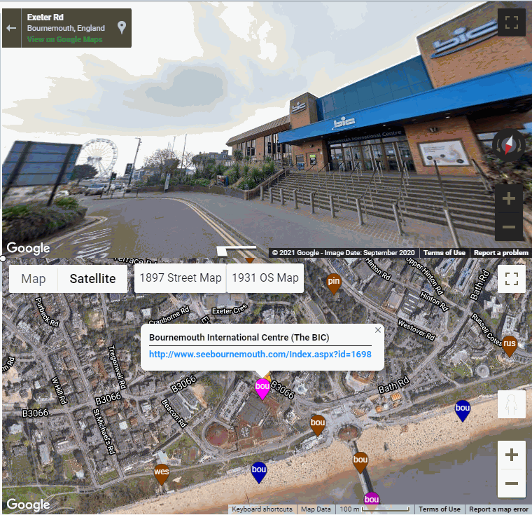 Home Page and Interactive Map See Bournemouth Bournemouth Map