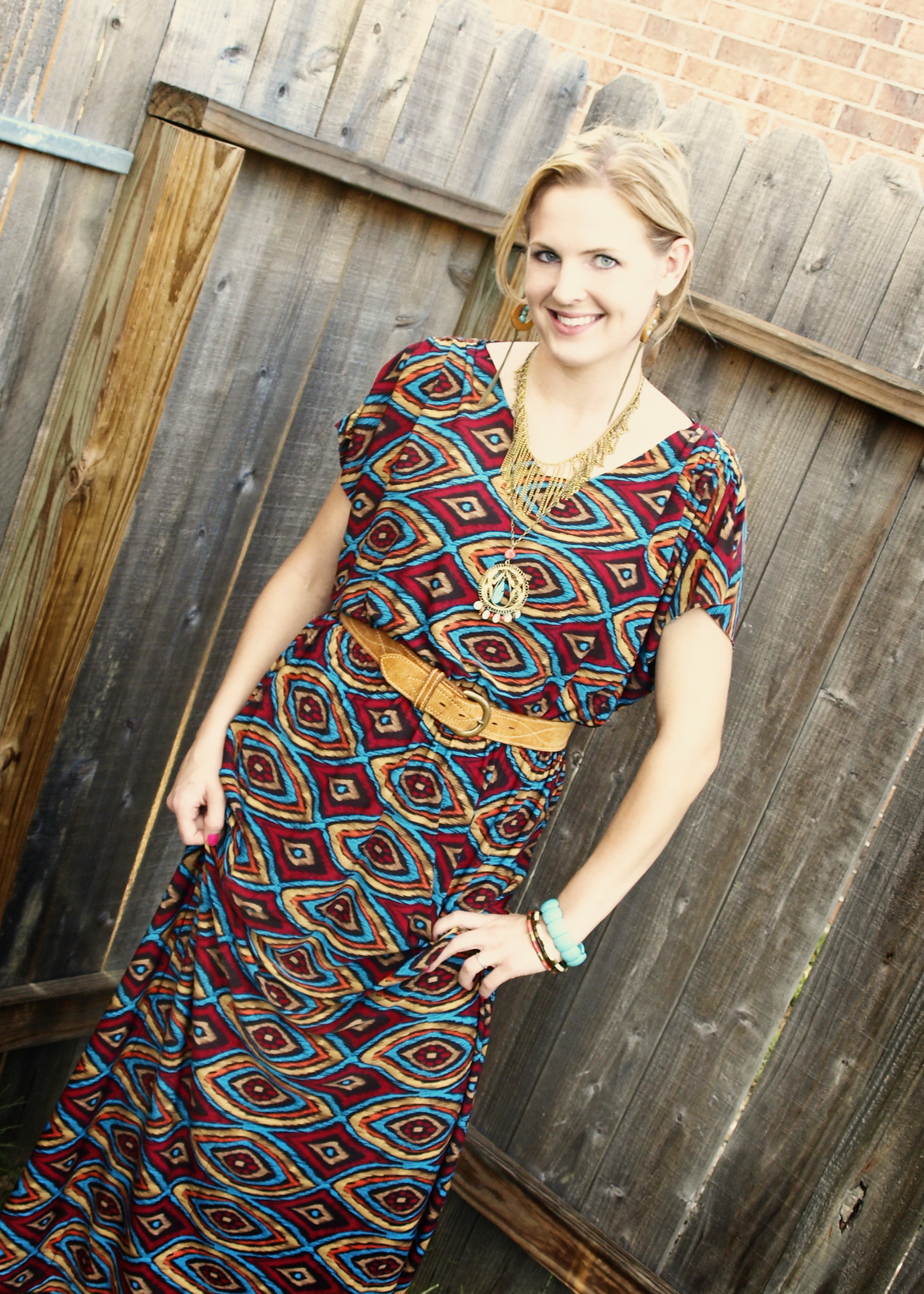 diy kimono maxi dress