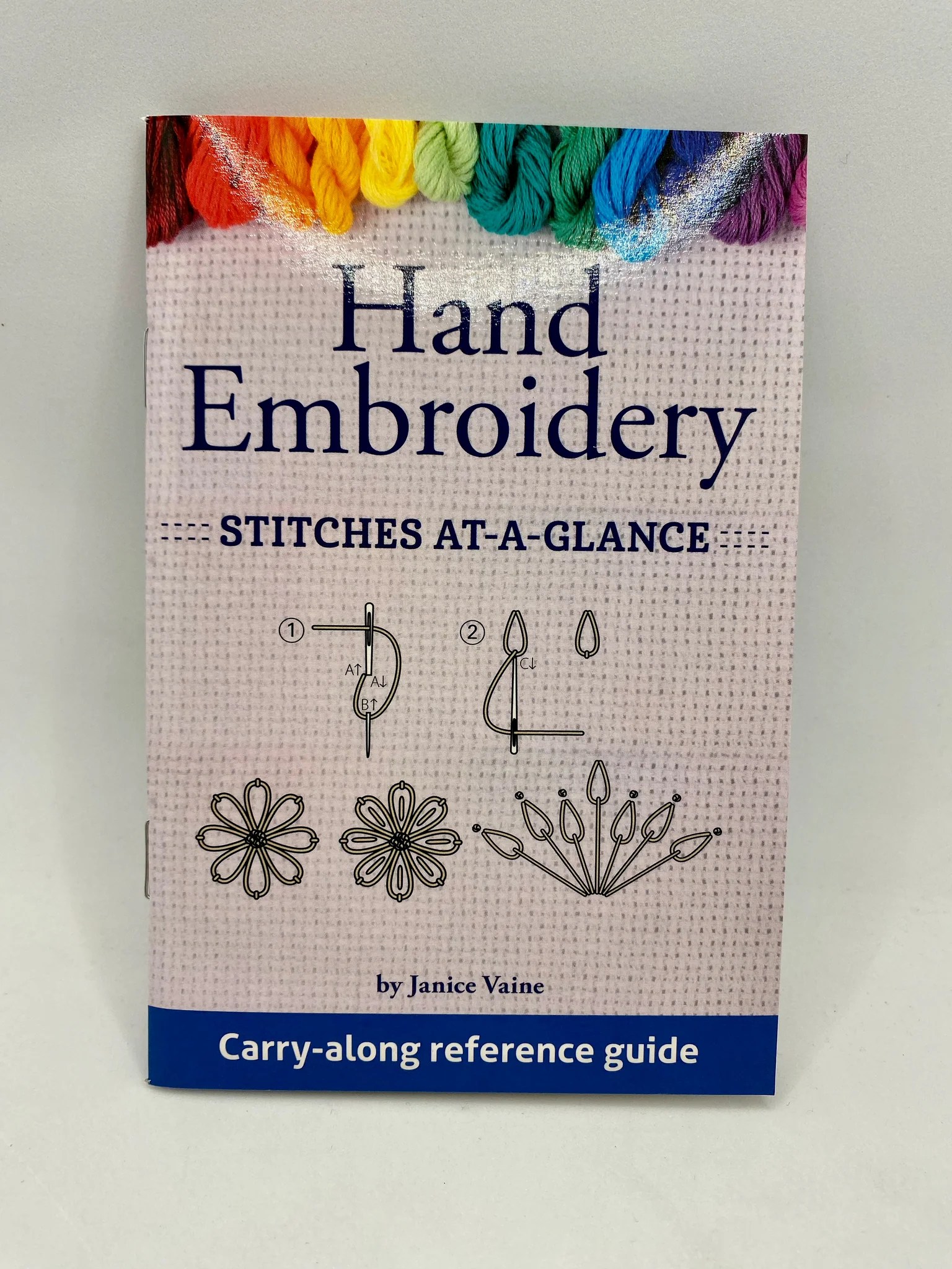 Hand Embroidery Stitches AtAGlance by Janice Caine Seed Stitch Studio