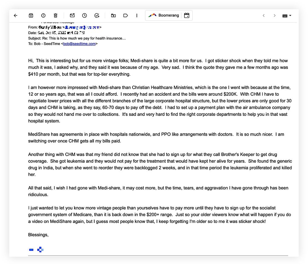 WARNING healthcare sharing ministry users, you need to see this…