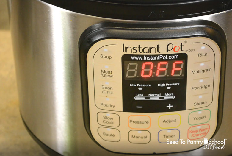 How Do I Know Which Instant Pot Button To Use? Seed To Pantry School