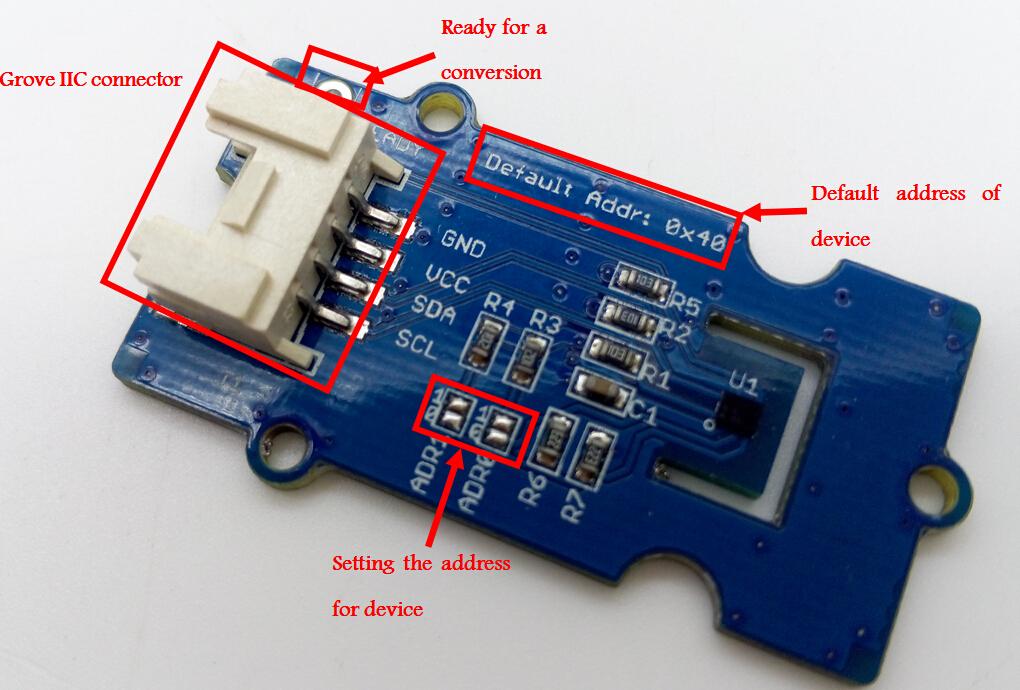 Grove Temperature&Humidity Sensor (HDC1000)