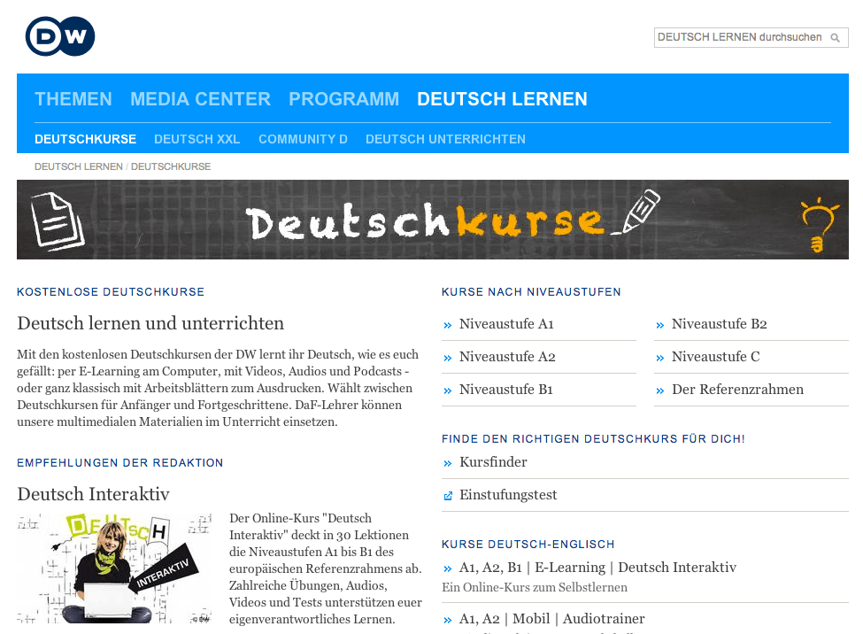 Sprachbar Audios DW Deutsch lernen Podcasts-Online.org