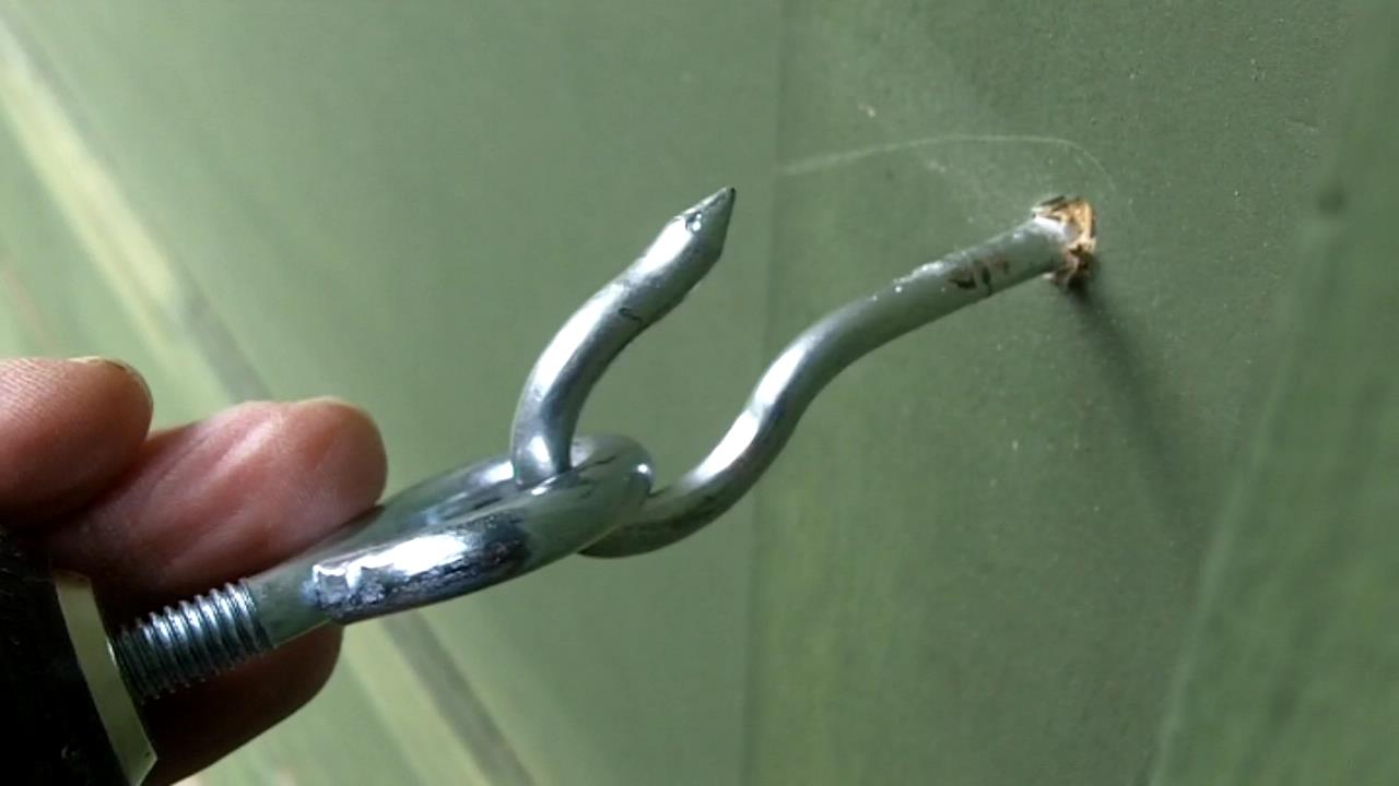 Fastest Way to Install Metal Hook in Wood See Jane Drill