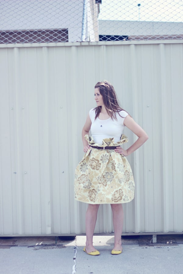 the paper bag skirt see kate sew