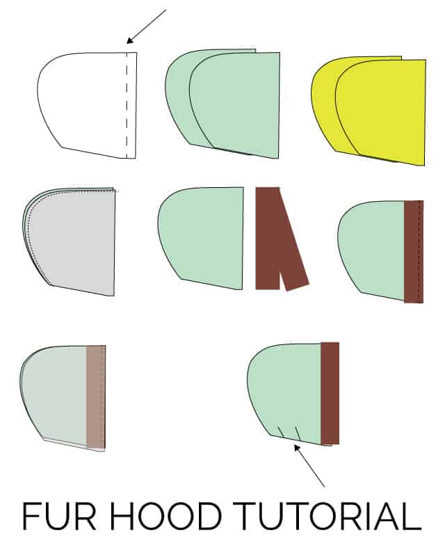 BOY SEWING // cotton + steel hooded vest with fur see kate sew