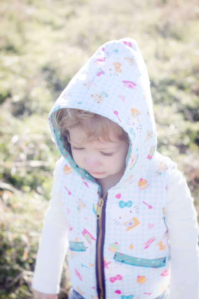 sewing 101 how to quilt fabric + quilted hello kitty vest see kate sew