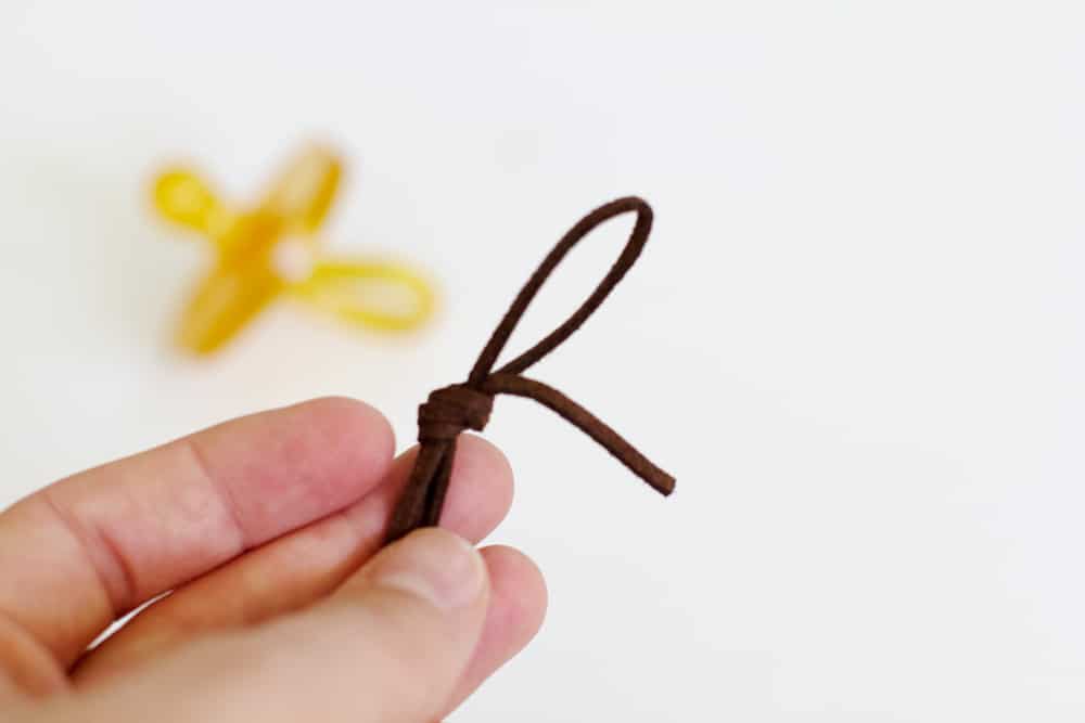 Braided Leather Pacifier Clip Tutorial see kate sew