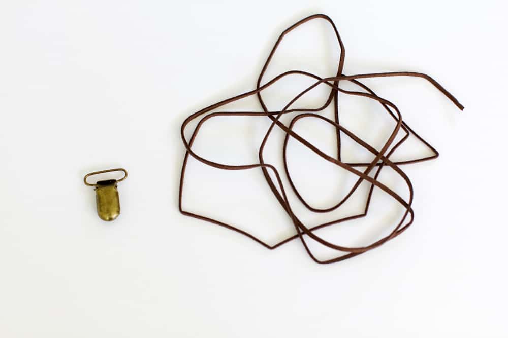 Braided Leather Pacifier Clip Tutorial see kate sew