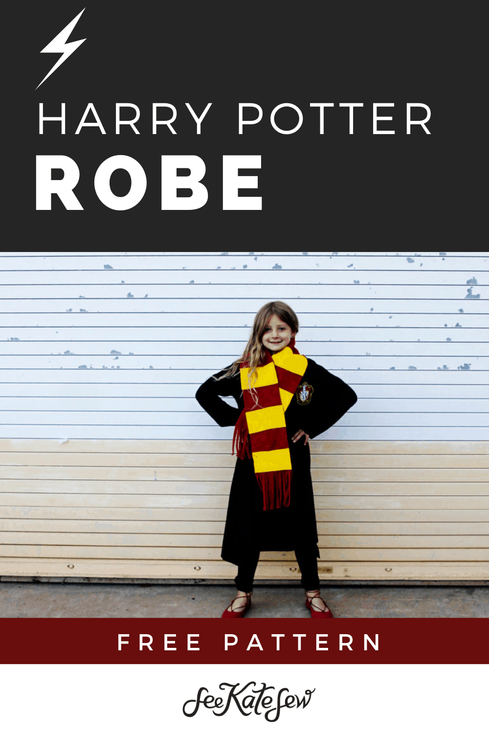 DIY Harry Potter Costume House Robe Pattern see kate sew