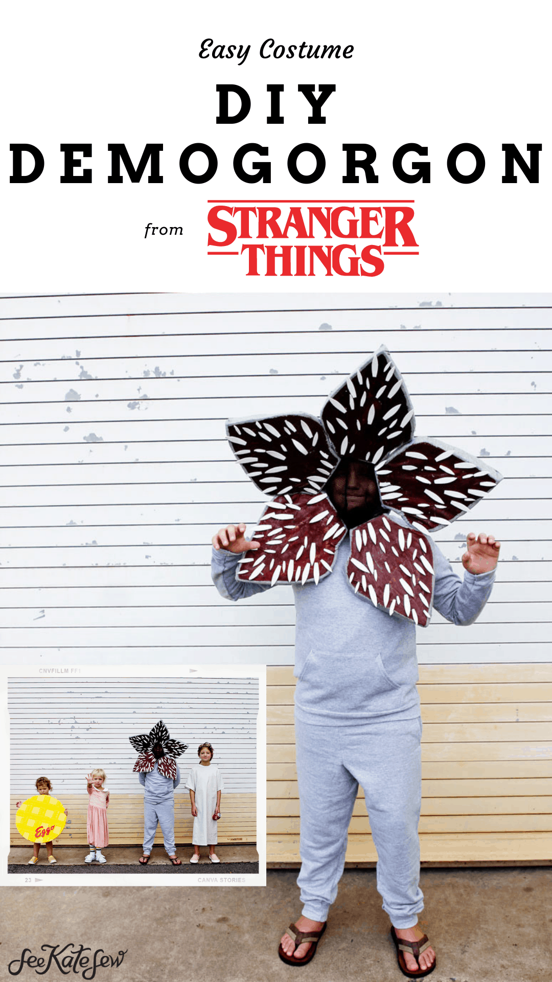 Stranger Things Costume DIY see kate sew