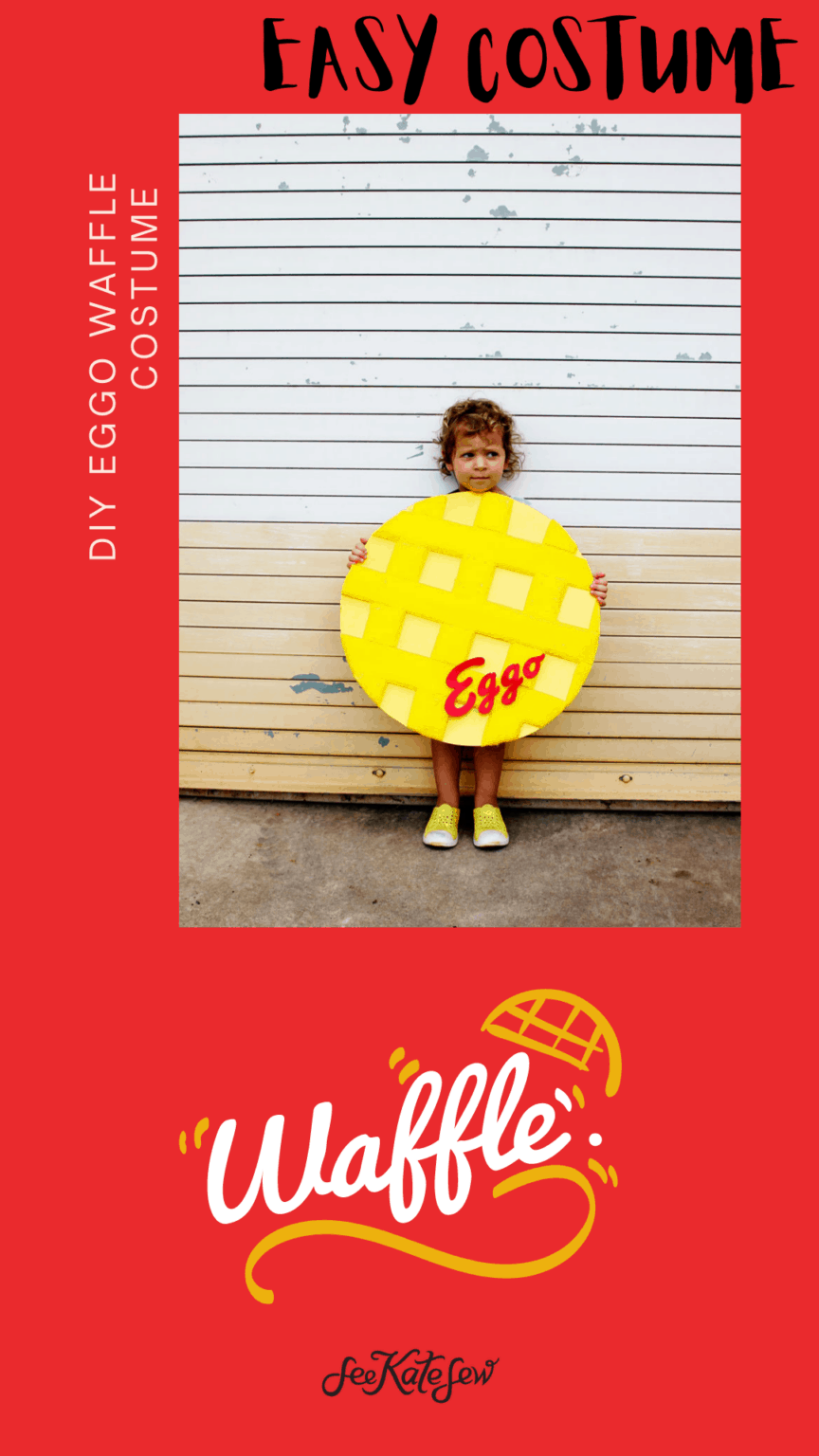 how to make a waffle costume DIY Eggo Costume see kate sew