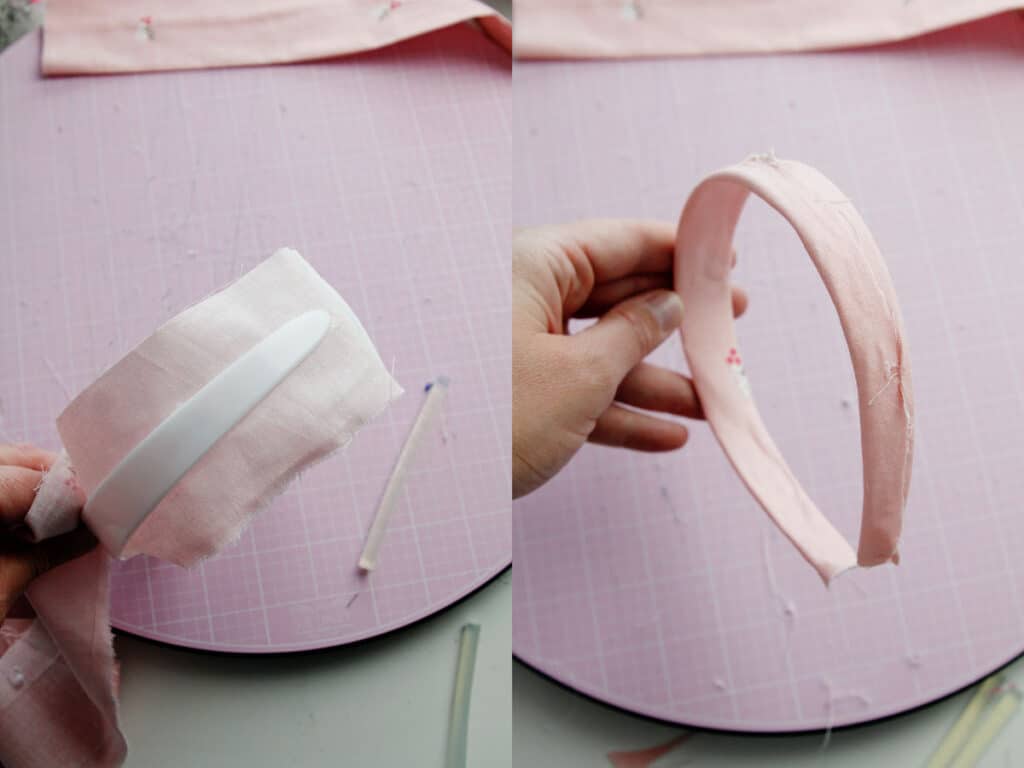 Fabric covered headbands Tutorial see kate sew